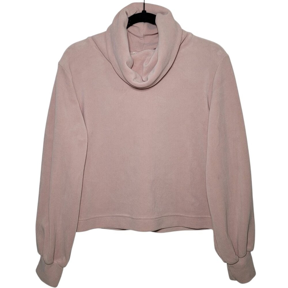 WallFlower Cowl Neck Pullover Sweater Matching Scrunchie Mauve Girls Medium Cozy